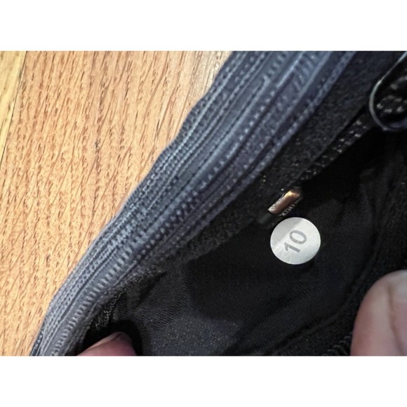 Lululemon Wee Are From Space Run Inspire Crop leggings Size 10 Inkwell - Picture 3 of 4